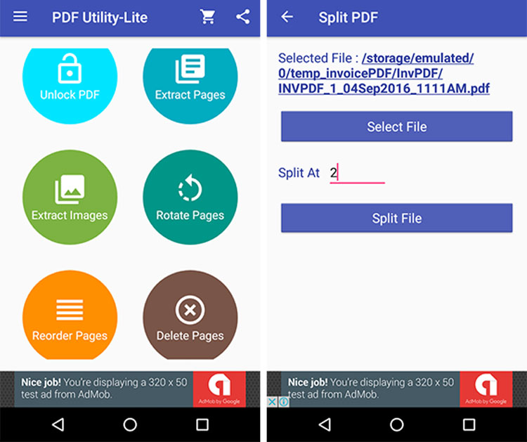 برنامه PDF Utility: مدیریت فایل های PDF در اندروید 