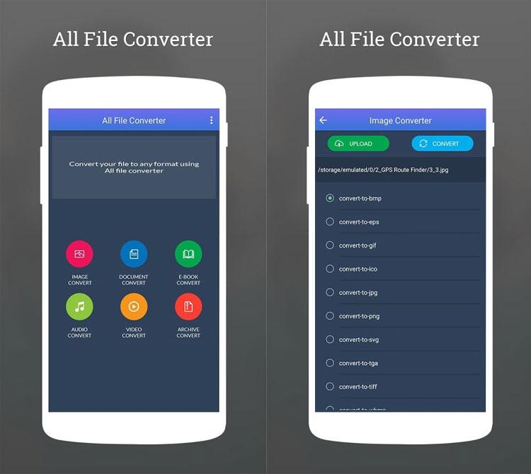 برنامه All File Converter: تبدیل آنلاین فرمت های مختلف به یکدیگر 