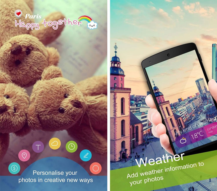 اپلیکیشن InstaMark: اضافه کردن واترمارک های مختلف به تصاویر 