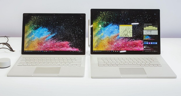 لپ تاپ مایکروسافت سرفیس بوک 2 (Microsoft Surface Book 2) با مشخصات قدرتمند معرفی شد