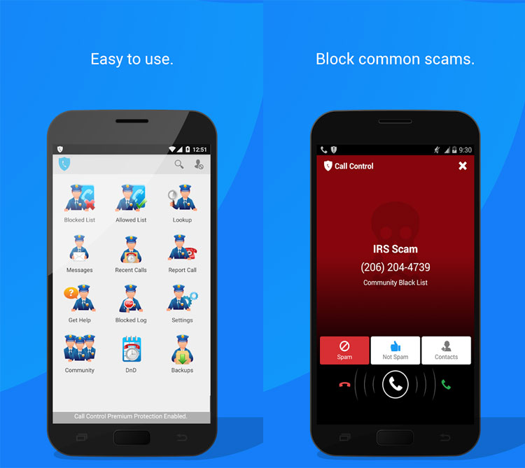 برنامه Call Control: مسدود کردن تماس و پیامک های ناخواسته 