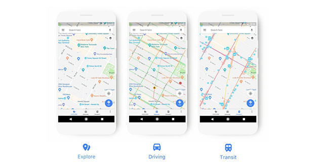 نسخه جدید Google Maps روی طراحی مجدد بخش‌های مختلف تمرکز دارد