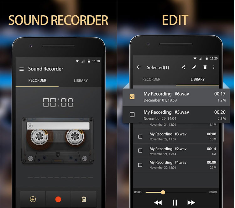 برنامه Smart Sound Recorder: رکوردر صدای با کیفیت در اندروید